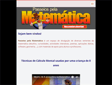 Tablet Screenshot of passeiospelamatematica.net
